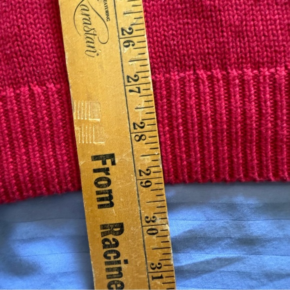 Chaps Men’s Red Quarter-Zip Cotton Sweater Size XXL - Picture 4 of 7